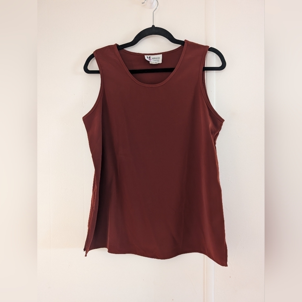 Maggie Sweet Vintage Women's Rust Tank Top/ New With Out Tags